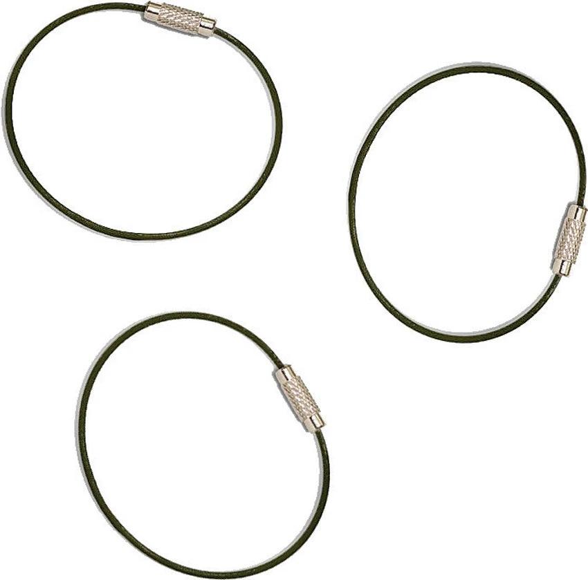 Everyman Cable Key Rings 3 Pack 004EMCKC by Everyman
