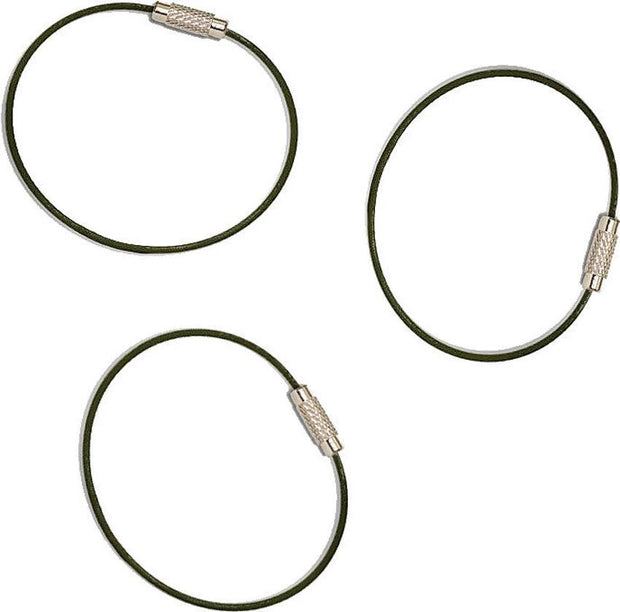 Everyman Cable Key Rings 3 Pack 004EMCKC by Everyman