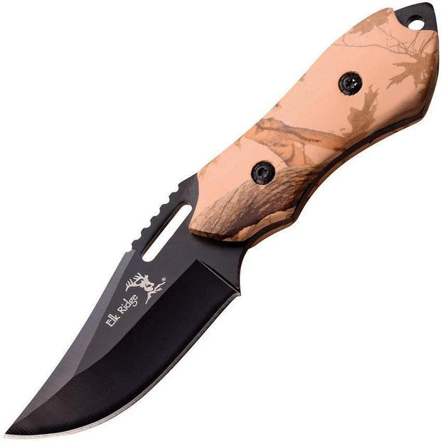 Elk Ridge Fixed Blade Camo ER-562BC by Elk Ridge