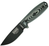 ESEE Model 3 3D Fixed Blade Black ESEE3PMB002 by ESEE