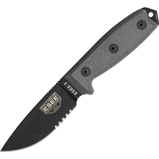 ESEE Model 3 Part Serrated by ESEE