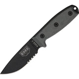 ESEE Model 3 Part Serrated ES-3SM-MB by ESEE