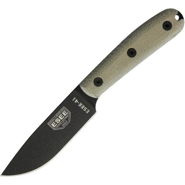 ESEE Model 4 Traditional Handle ESEE-4HM-K by ESEE