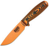 ESEE Model 4 3D Fixed Blade Orange 4POR-006 by ESEE
