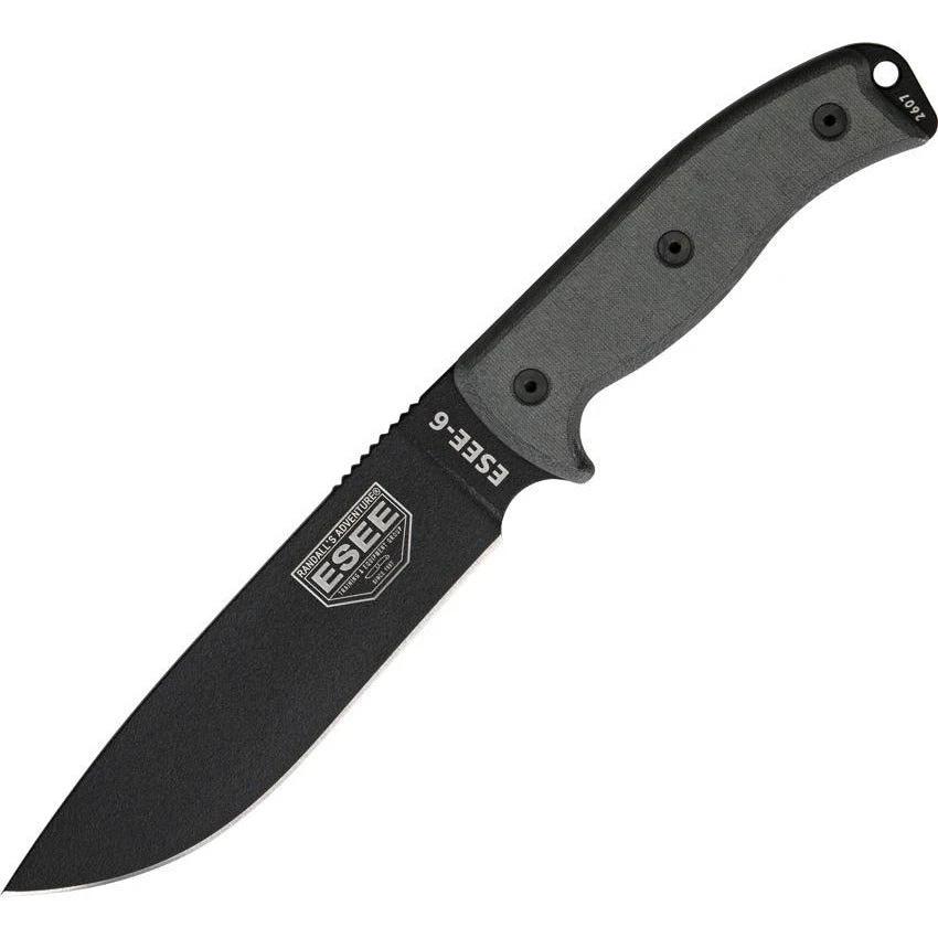 ESEE Model 6 Plain Edge ES-6P-KO-BK by ESEE