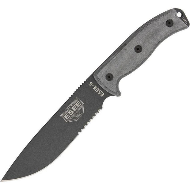 ESEE Model 6 Serrated Tactical ESEE-6-S-TG by ESEE