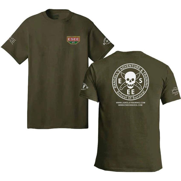 ESEE Training T Shirt XXXL Green TSHIRT-GR-3X by ESEE
