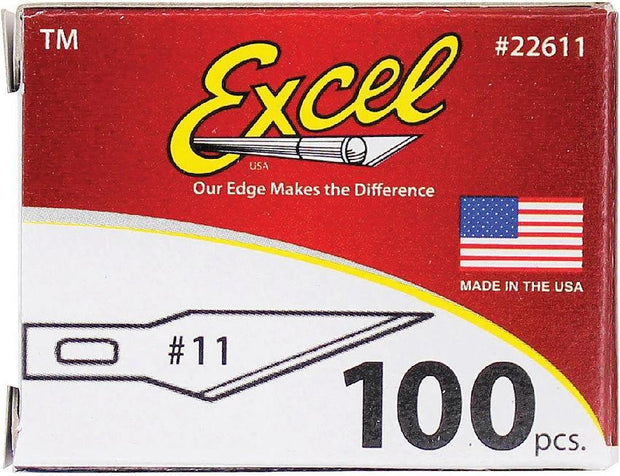 Excel Blades No 11 Double Honed Blade 100pk 22611 by Excel Blades