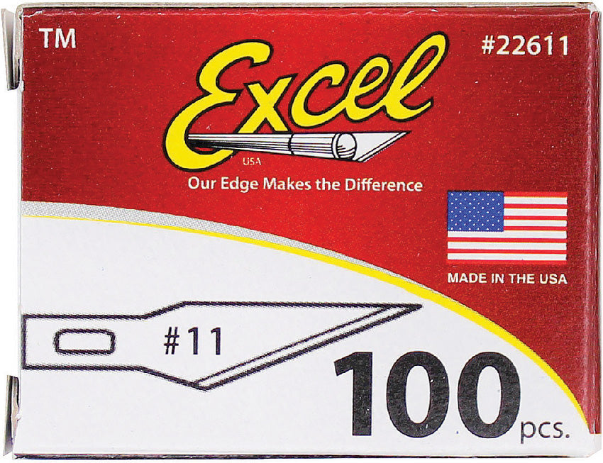 Excel Blades No 11 Double Honed Blade 100pk 22611