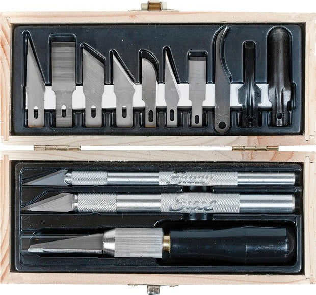 Excel Blades Professional Woodcarving Set 44290 by Excel Blades
