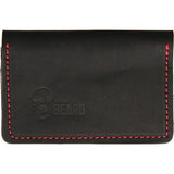 Flagrant Beard Wallet Black Red Stitched 99-3602-BK by Flagrant Beard