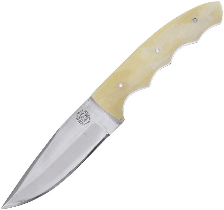 Frost Cutlery Fixed Blade White Smooth Bone CW-643WSB by Frost Cutlery
