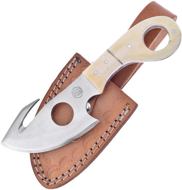 Frost Cutlery Fixed Blade White Smooth Bone CW-648WSB by Frost Cutlery
