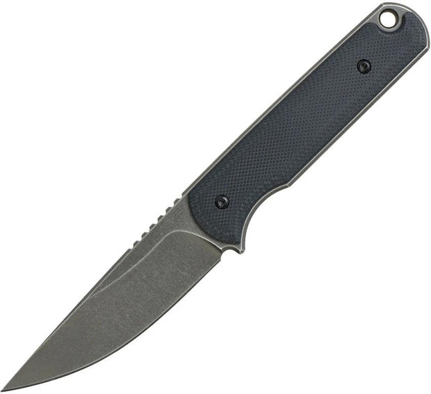 Ferrum Forge Knife Works Lackey Fixed Blade Black LACKEY G10 BLACK D2 by Ferrum Forge Knife Works