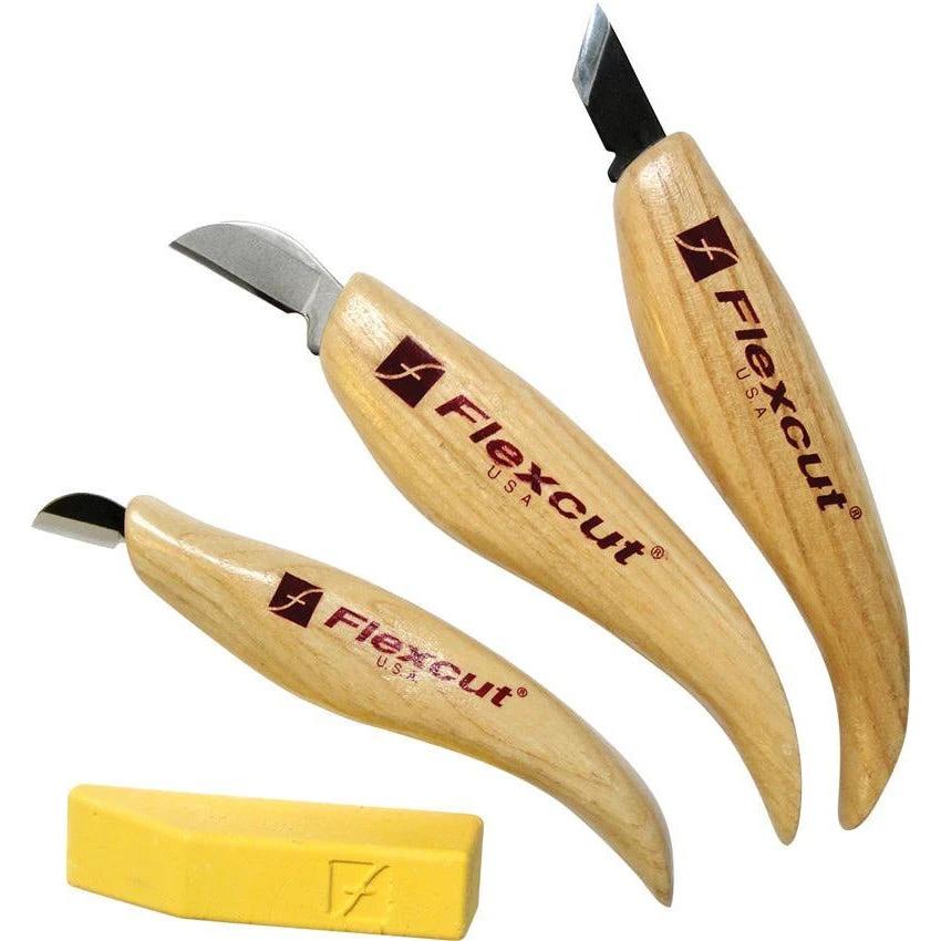 Flexcut Chip Carving Set 3 Piece KN115 by Flexcut