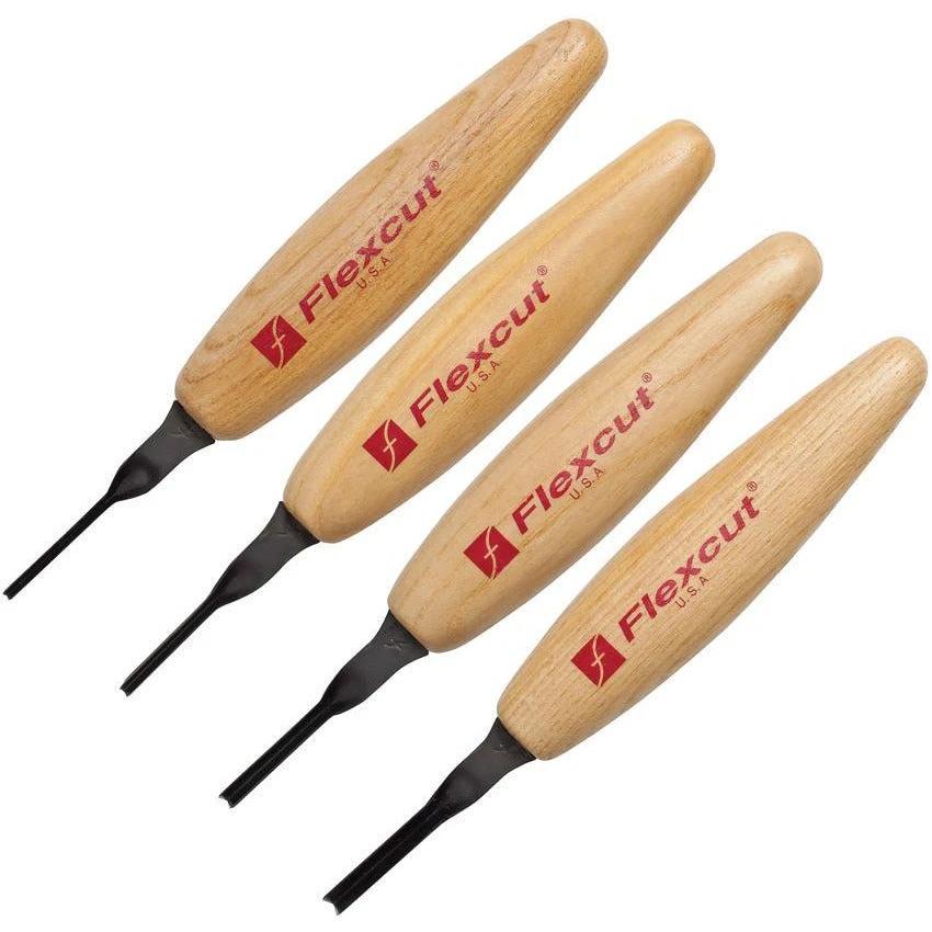 Flexcut Parting Micro Tool Set 45 deg MT600 by Flexcut
