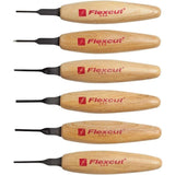 Flexcut Mixed Profile Micro Tool Set MT910 by Flexcut