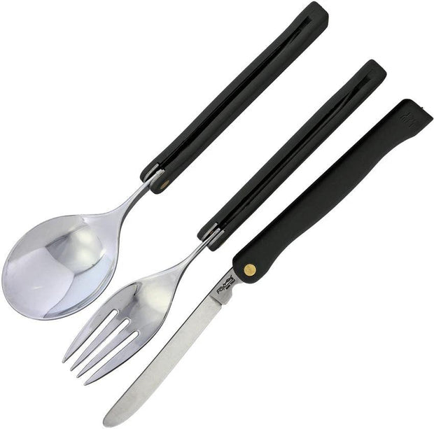 Fox Tableware Camping Set Black 09FX017 by Fox