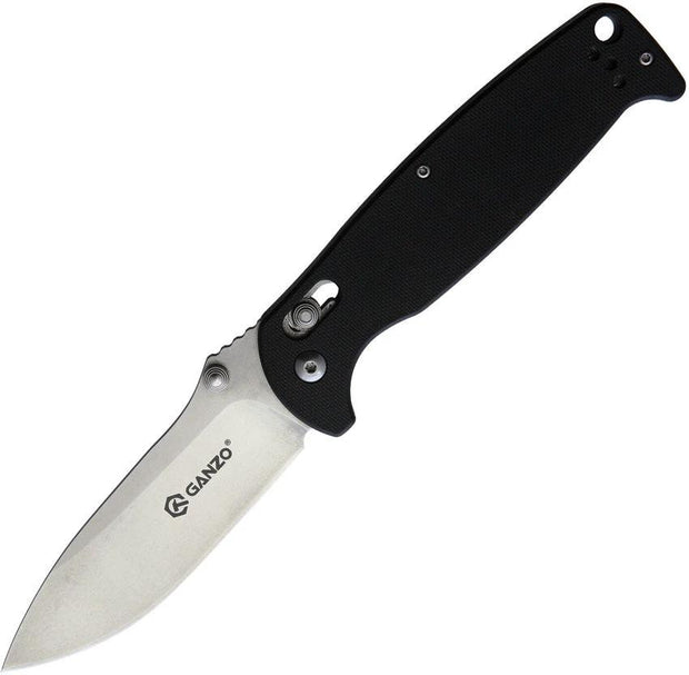 Ganzo Knives G7412 G-Lock Black G7412-BK-WS by Ganzo Knives