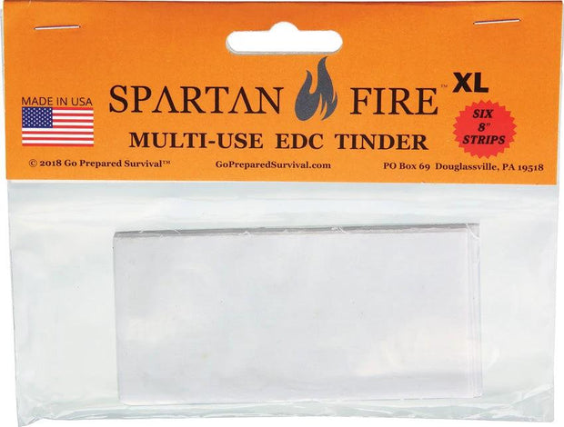 Go Prepared Survival Spartan Fire XL EDC Tinder SF679 by Go Prepared Survival