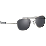 Humvee Military Pilot Sunglasses HMV-52B-SILVER by Humvee