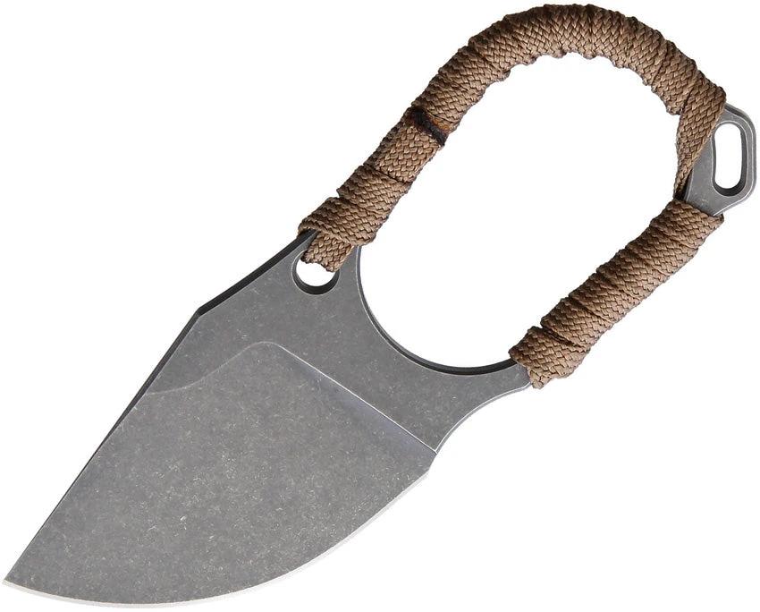 Hoback Knives Jeremiah Johnson Neck Knife JEREMIAH JOHNSON TAN WRAP by Hoback Knives