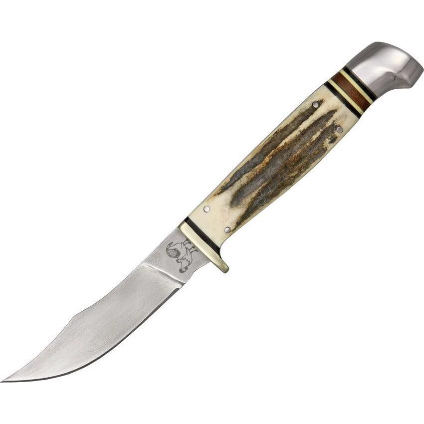 Hen & Rooster Stag Damascus Bowie HR5048DM by Hen & Rooster