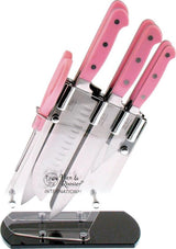 Hen & Rooster Seven Piece Kitchen Set Pink HRI-036 by Hen & Rooster