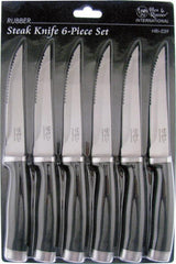 Hen & Rooster International 6 Pc Steak Set HRI-039 by Hen & Rooster