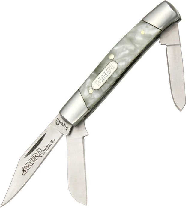 Imperial Schrade 14 Small Stockman – Cracked Ice Folding Pocket Knife by Schrade
