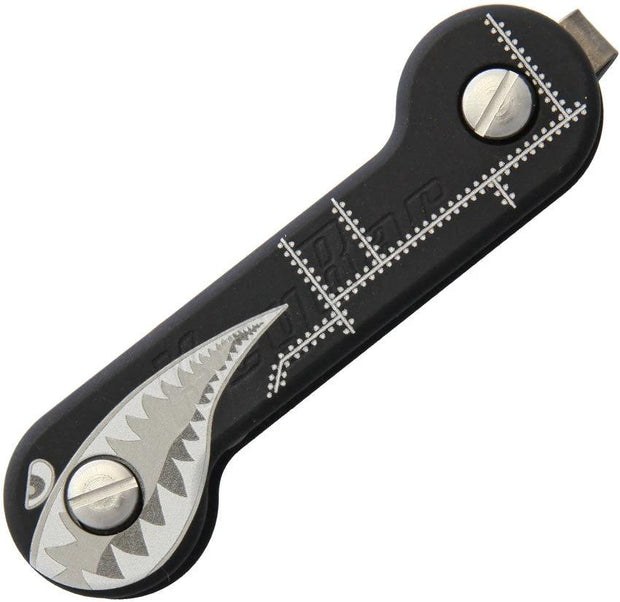 KeyBar Bomber Black Anodized AKB-BLK-BMBR-BP by KeyBar