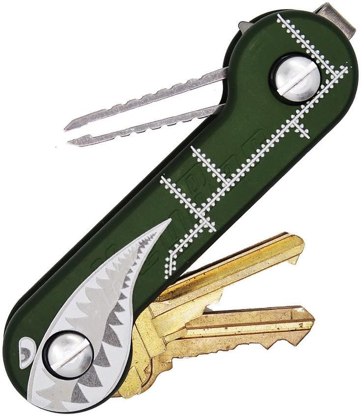 KeyBar Bomber Green Anodized AKB-GRN-BMBR by KeyBar