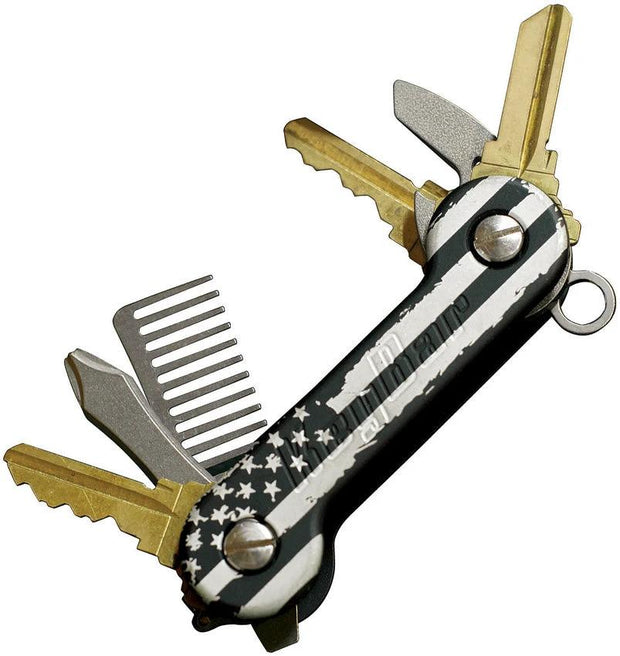 KeyBar KeyBar Flag Aluminum BLKANO-DAF by KeyBar