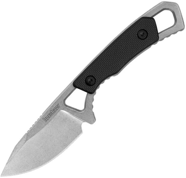 Kershaw Brace Fixed Blade 2085 – Compact Neck Knife, Maximum Utility