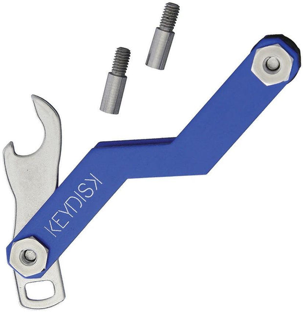 KEYDISK KeyDisk Mini Gun Blue KEYDISK MINI SATIN BLUE by KEYDISK