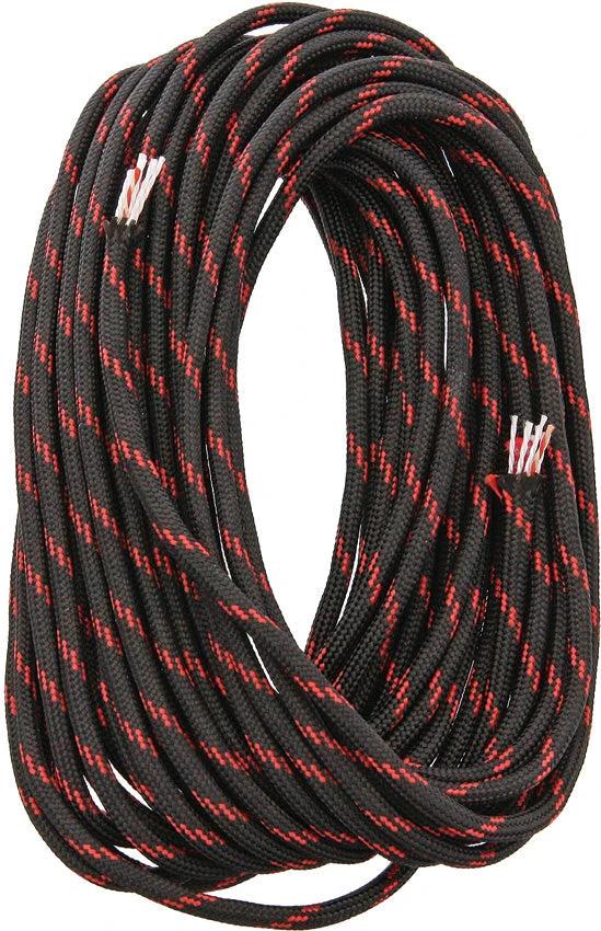 Live Fire FireCord 25ft Black/Red Line FC25-THINREDLINE by Live Fire