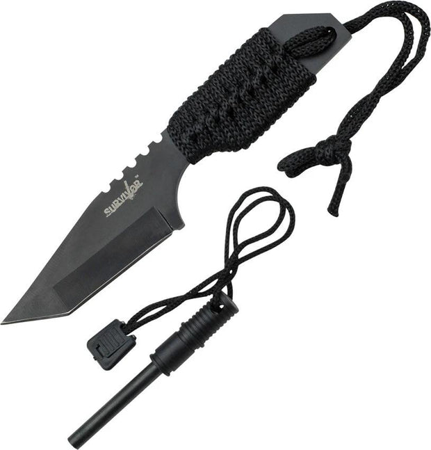 Miscellaneous Survivor Fixed Blade Black HK-106320B by Miscellaneous