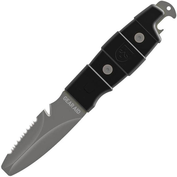Gear Aid AKUA Paddle/Dive Knife Black 62060 by Gear Aid