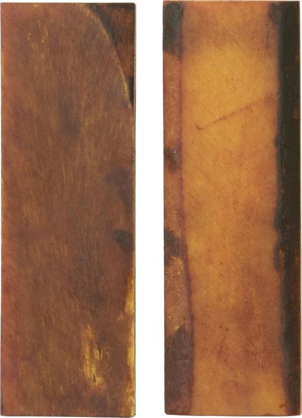 Miscellaneous Knife Scales Amber Bone AMBER SMOOTH BONE SLAB by Miscellaneous