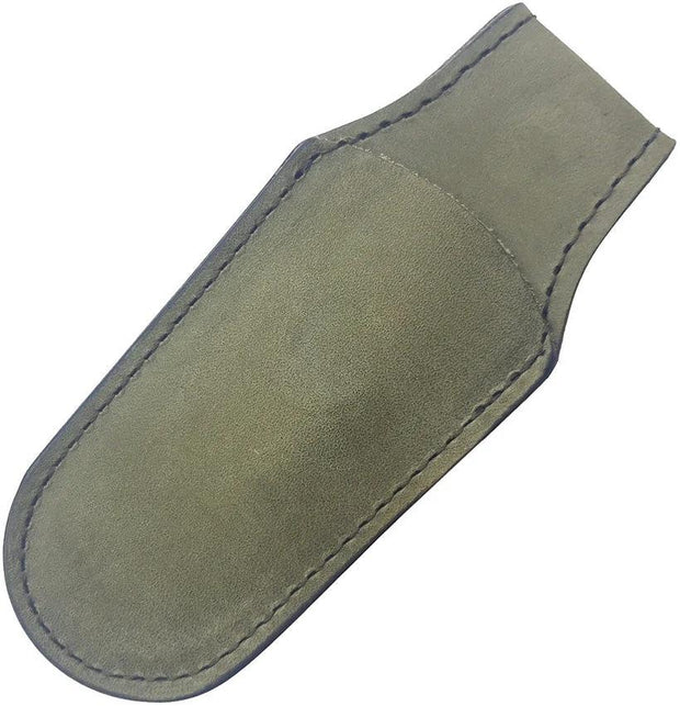 MKM-Maniago Knife Makers Magnetic Leather Pocket Sheath MK PLSM01-GR