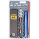 Maglite M2A11H Blue MiniMag 2 Cell AA Flashlight with Holster – Model ML06055 by Mag-Lite