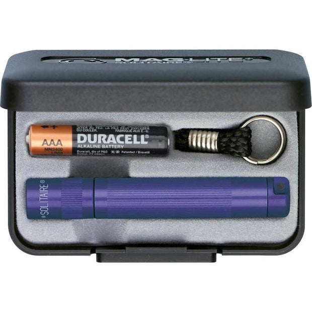 Maglite 1P Solitaire Single AAA Flashlight – Purple – ML1P by Mag-Lite