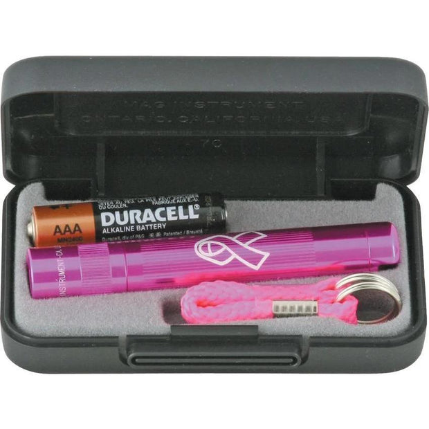 Maglite K3AMW2 Pink Solitaire AAA Flashlight – Presentation Box (ML21701) by Mag-Lite