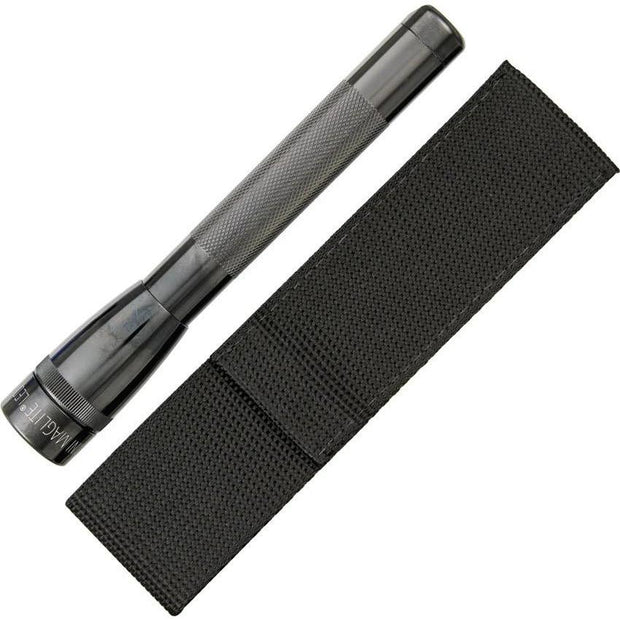 Maglite SP2209H Gray 2-Cell AA LED Mini Mag w/ Holster (ML53042) by Mag-Lite