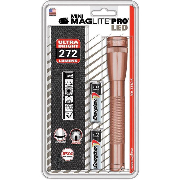 Mag-Lite Mini Maglite LED 2AA Pro Rose SP2PSVH by Mag-Lite