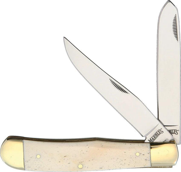 Marbles Trapper White Smooth Bone PK108WH by Marbles