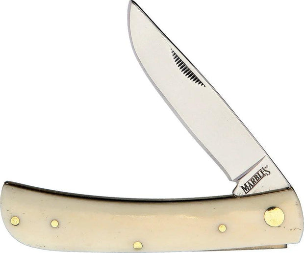 Marbles Work Knife White Smooth Bone PK114WH by Marbles