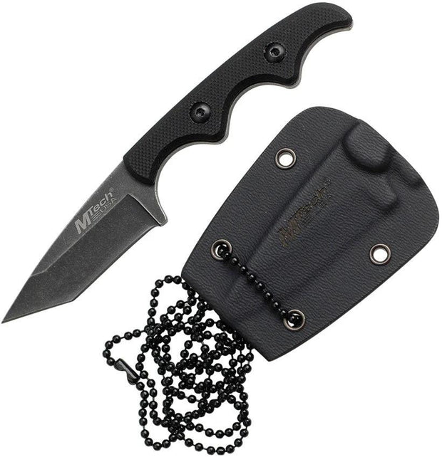 MTech Neck Knife Black G-10 MT-673 by MTech
