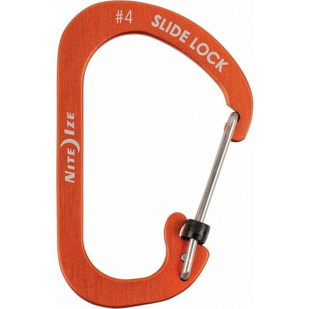 Nite Ize Carabiner SlideLock No4 Orange CSLA4-19-R6 by Nite Ize