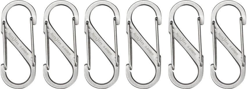 Nite Ize S-Biner No. 1 6 Pack SB1-11-6R3 by Nite Ize